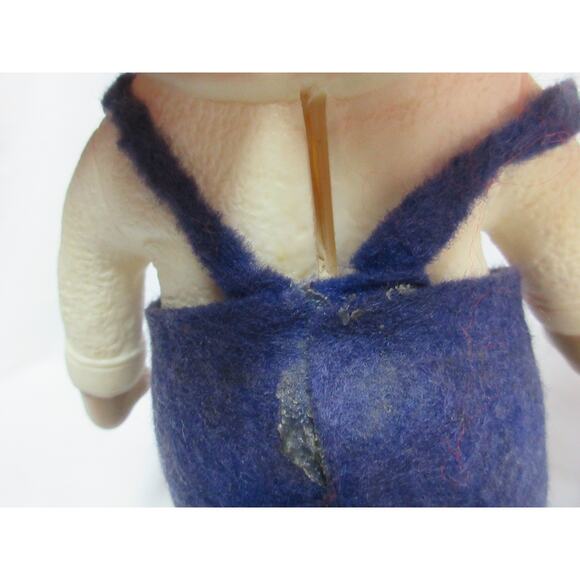 VTG 1974 Raggedy Ann & Andy Yarn Hair Coin Banks 9" Royalty Industries Inc TAG - Picture 9 of 9